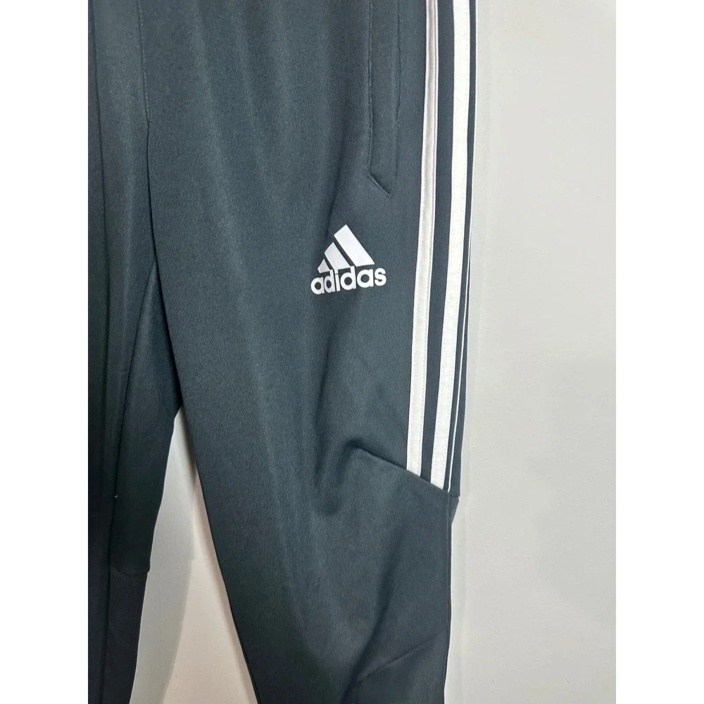 Adidas Tiro 17 Mens Dark Gray Slim Fit Tapered Soccer Track Pants Small BK0349